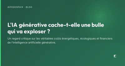 Illustration d'une bulle de savon brillante prête à éclater sur fond dégradé sombre