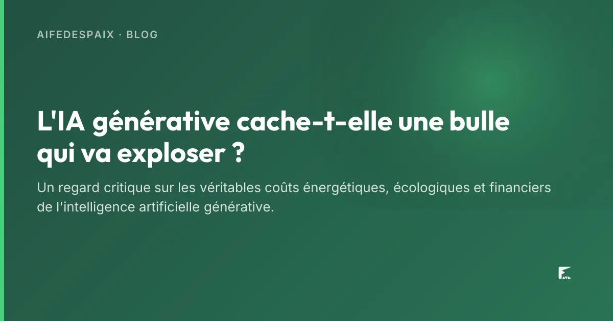Illustration d'une bulle de savon brillante prête à éclater sur fond dégradé sombre
