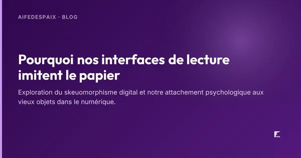 Composition visuelle montrant un livre numérique côte à côte avec une interface plate minimaliste