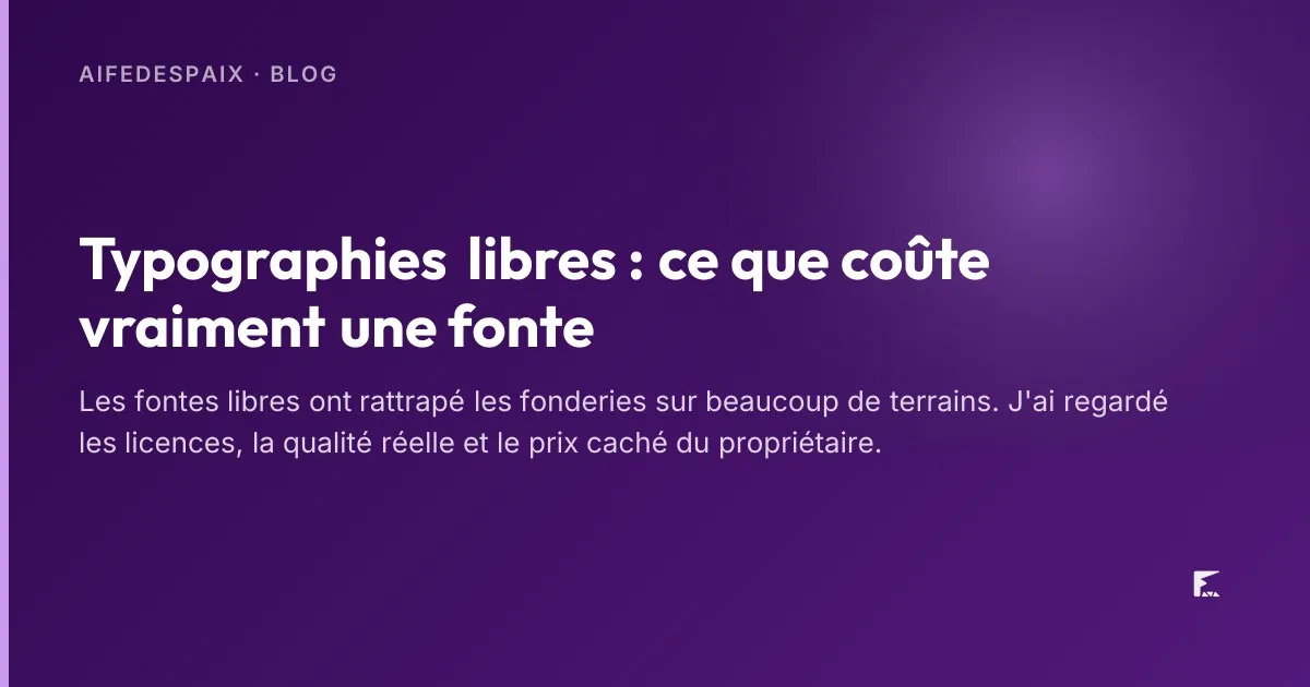 Spécimen typographique imprimé montrant plusieurs graisses d'un même caractère sur papier mat